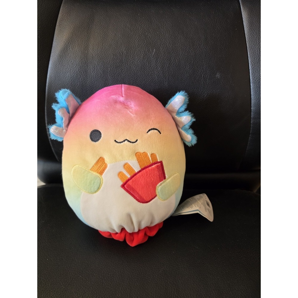 Squishmallows‎ Flip A Mallows 8" Aika The Axolotl & Floyd The French Fries Plush